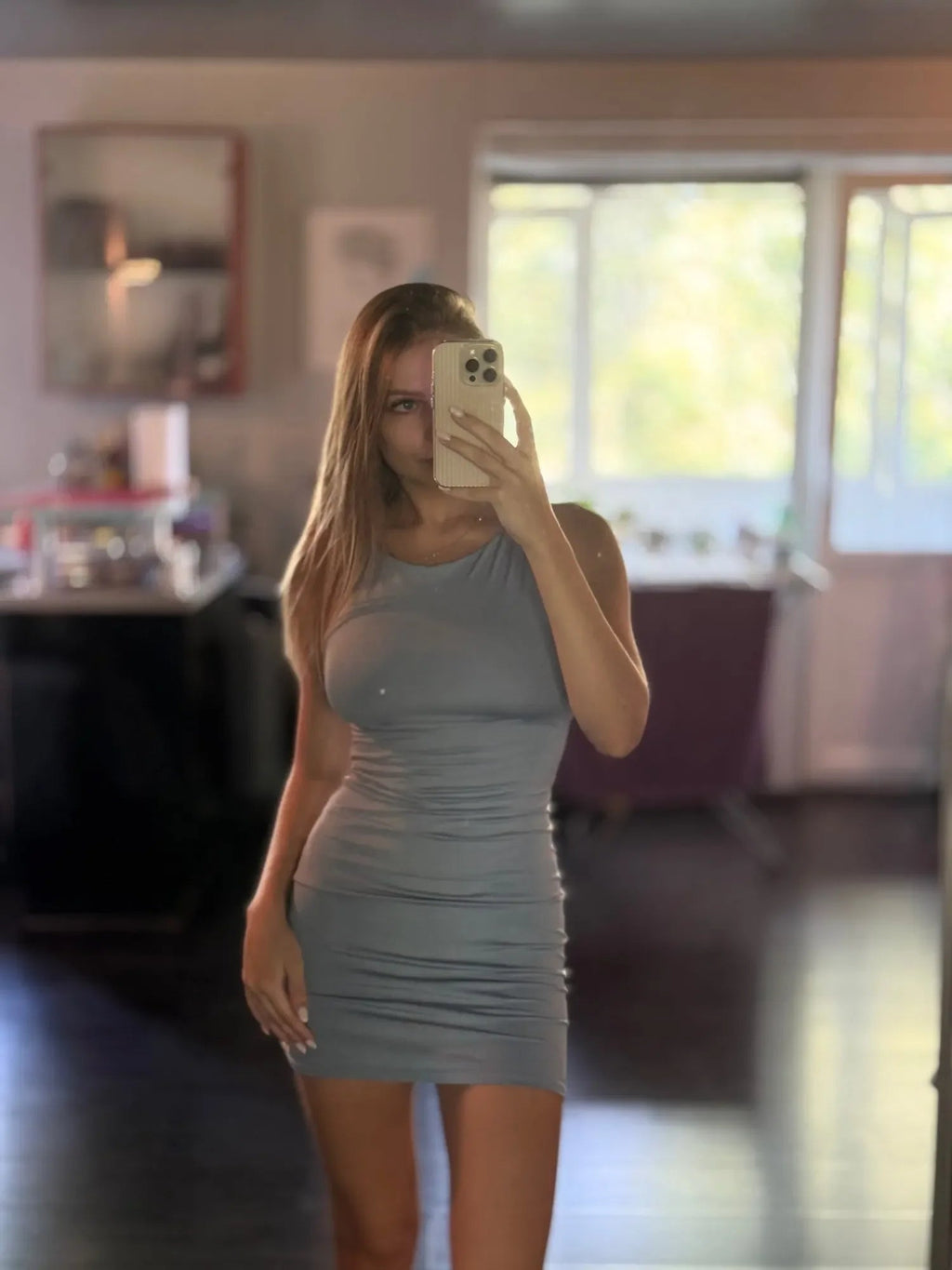 Vestido curto envelope sem mangas feminino, estilo Y2K - Avantche Ofc